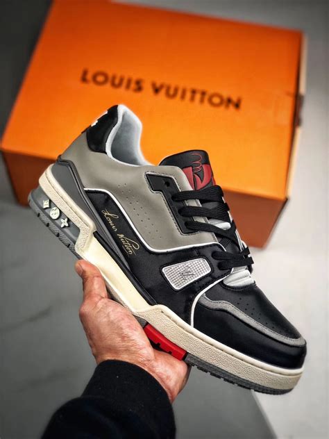 lv trainers reps|louis vuitton black trainers.